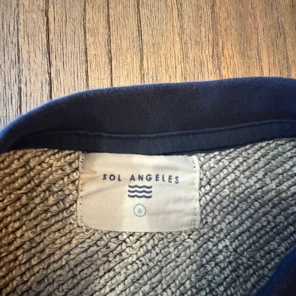 Sol Angeles Boys Crew Neck Sweatshirt - Size 6 - Picture 2 of 3